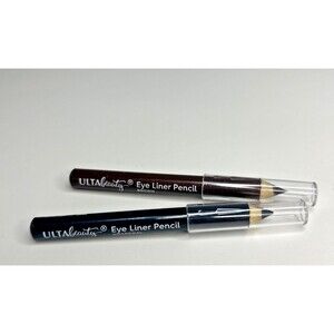 2 New ULTA Beauty Eye Liner Pencils Travel Eyeliner Makeup Charcoal Brown